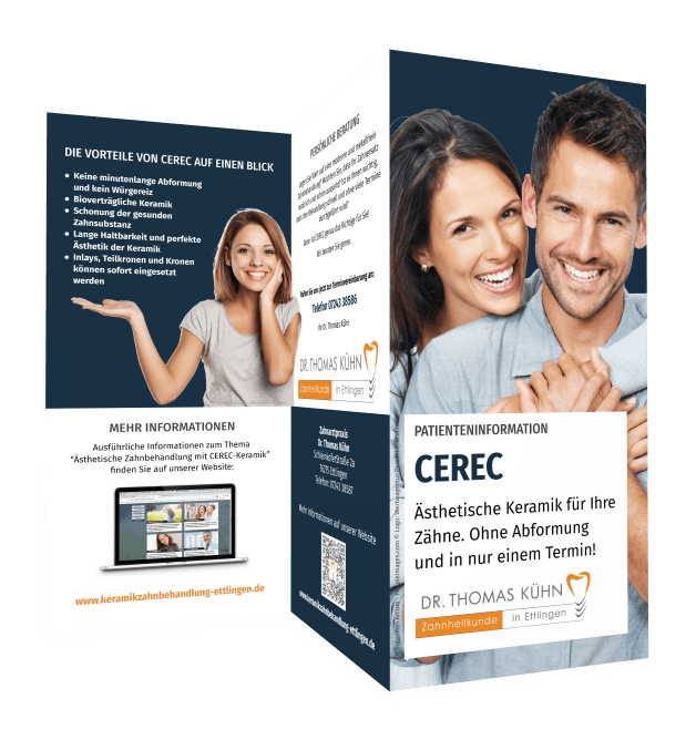 Download Flyer Cerec Ettlingen, Zahnarzt Dr. Thomas Kühn